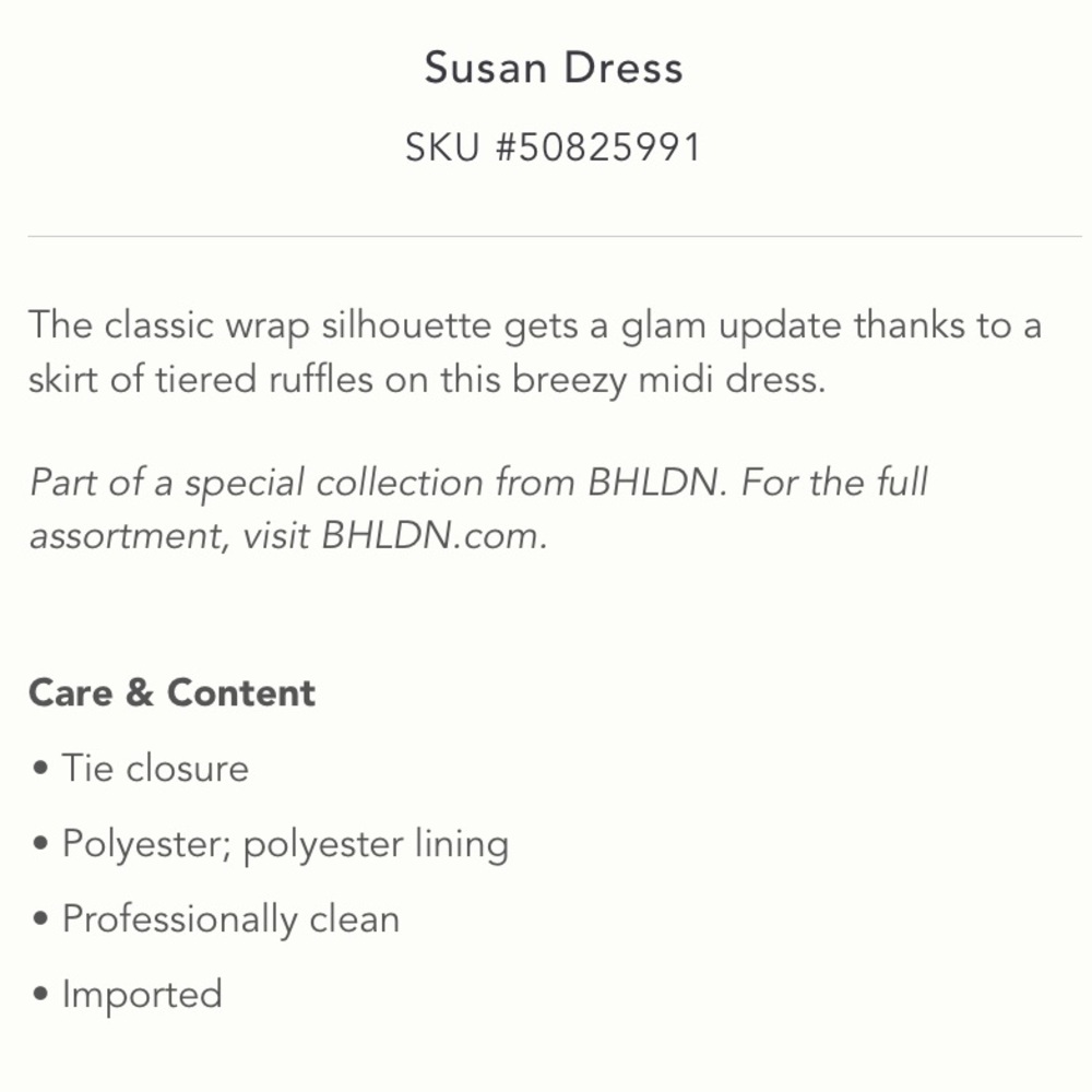 BHLDN Fame and Partners Susan wrap dress - Picture 14 of 14